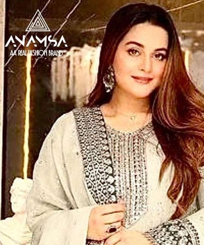 D No 293 Semi Stitched Anamsa
